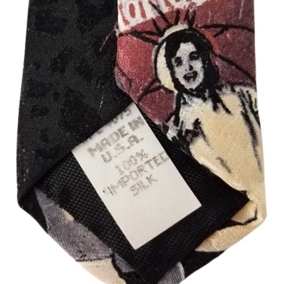 AMERICAN FILM CLASSICS Men's Tie "Singin In The Rain" 100% Silk Vintage 1992 - Picture 6 of 6